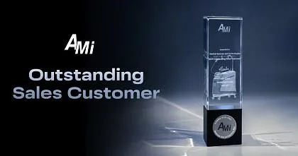 Награда Outstanding Sales Customer от AMI 