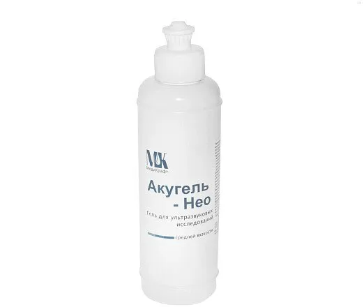 Гель для УЗИ «Акугель-Нео» средней вязкости, флакон 0.250 г