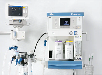 Dräger Fabius Plus наркозно-дыхательный аппарат